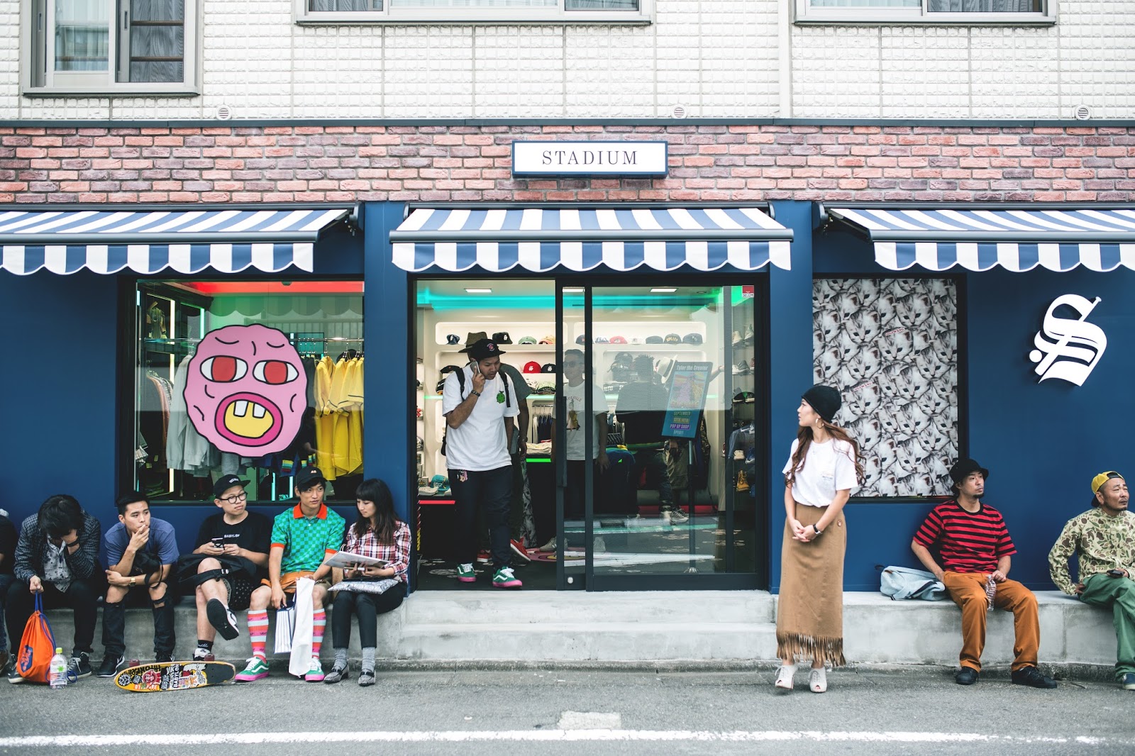 Tyler The Creator  GOLF WANG POP UP SHOP at stadium原宿