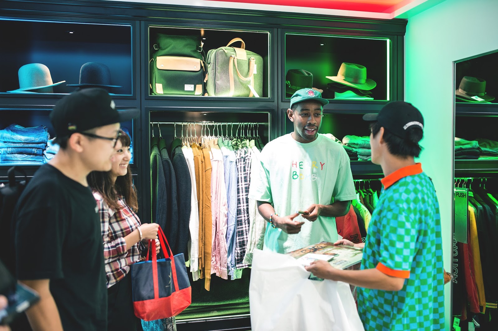 Tyler The Creator  GOLF WANG POP UP SHOP at stadium原宿