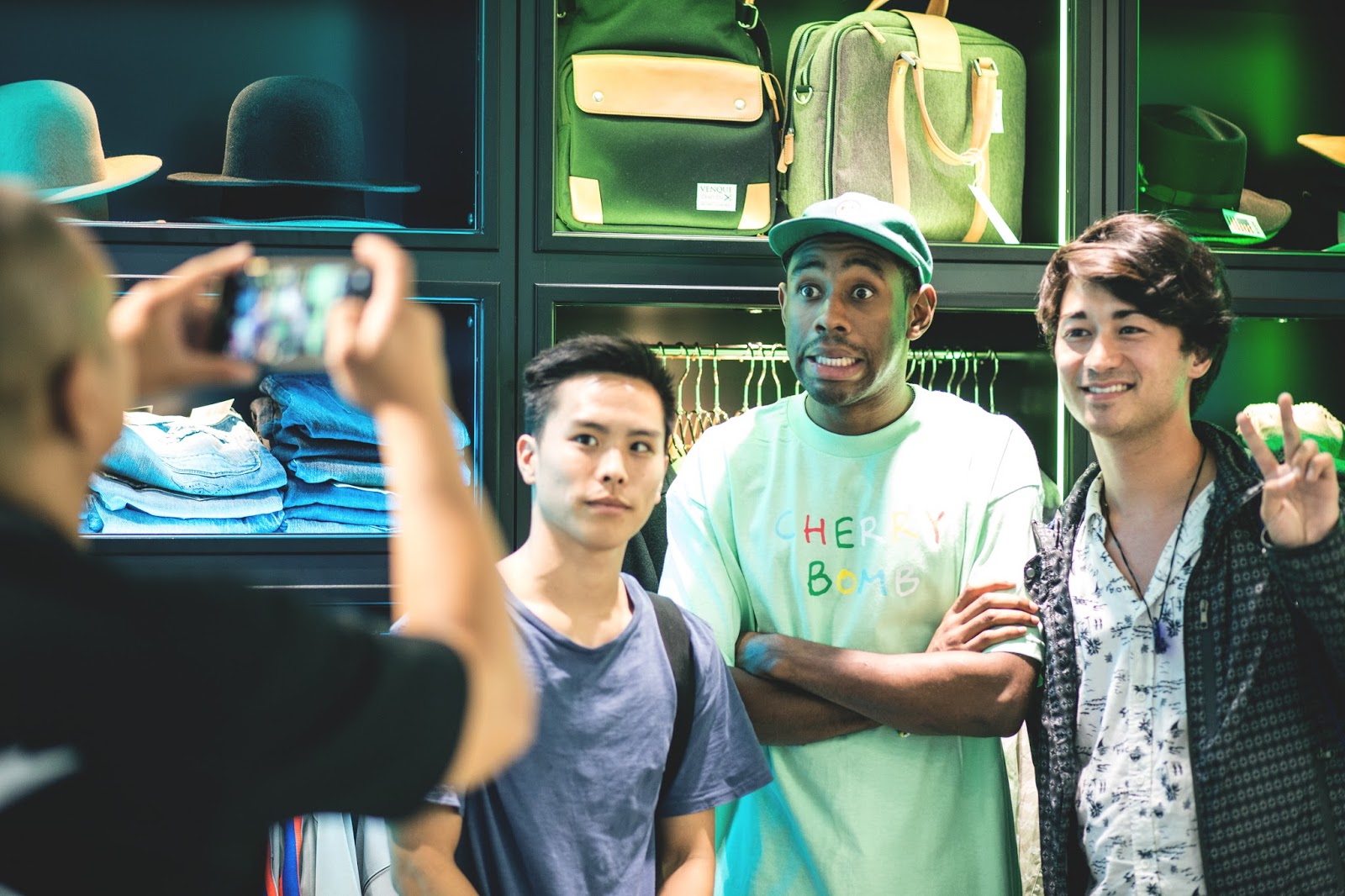Tyler The Creator  GOLF WANG POP UP SHOP at stadium原宿