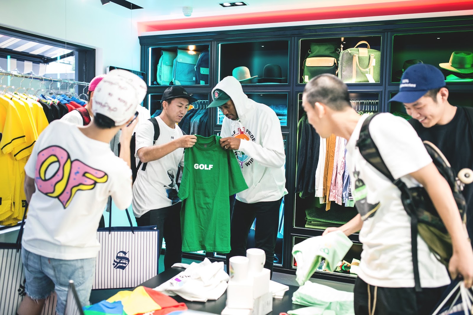 Tyler The Creator  GOLF WANG POP UP SHOP at stadium原宿