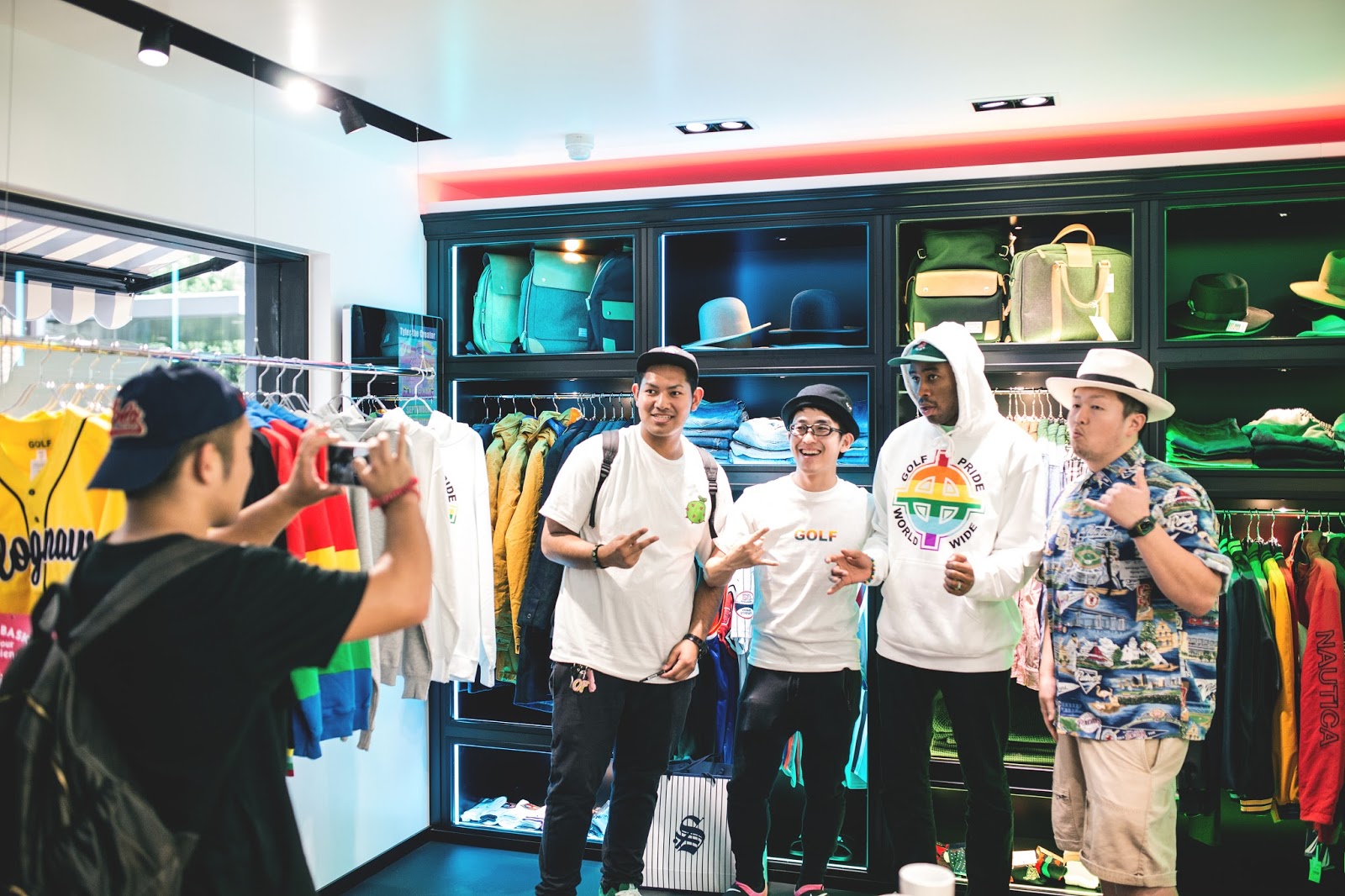 Tyler The Creator  GOLF WANG POP UP SHOP at stadium原宿