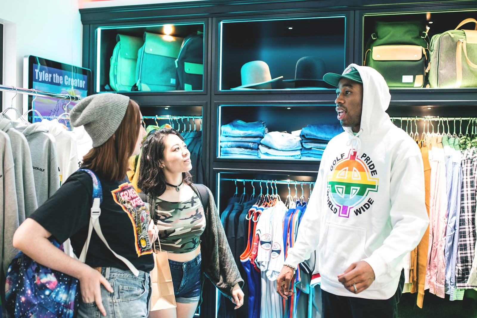 Tyler The Creator  GOLF WANG POP UP SHOP at stadium原宿