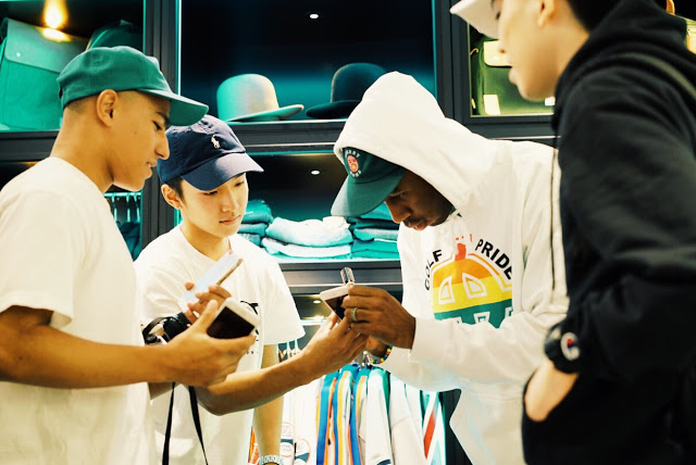 Tyler The Creator  GOLF WANG POP UP SHOP at stadium原宿