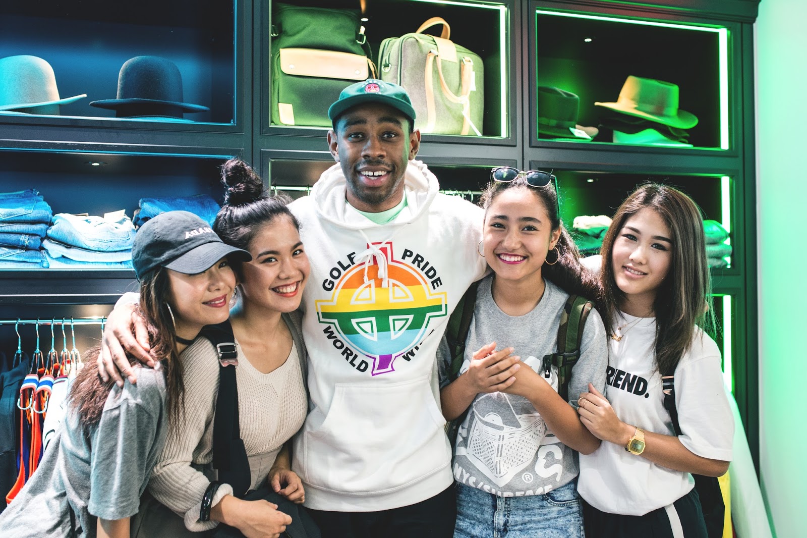 Tyler The Creator  GOLF WANG POP UP SHOP at stadium原宿
