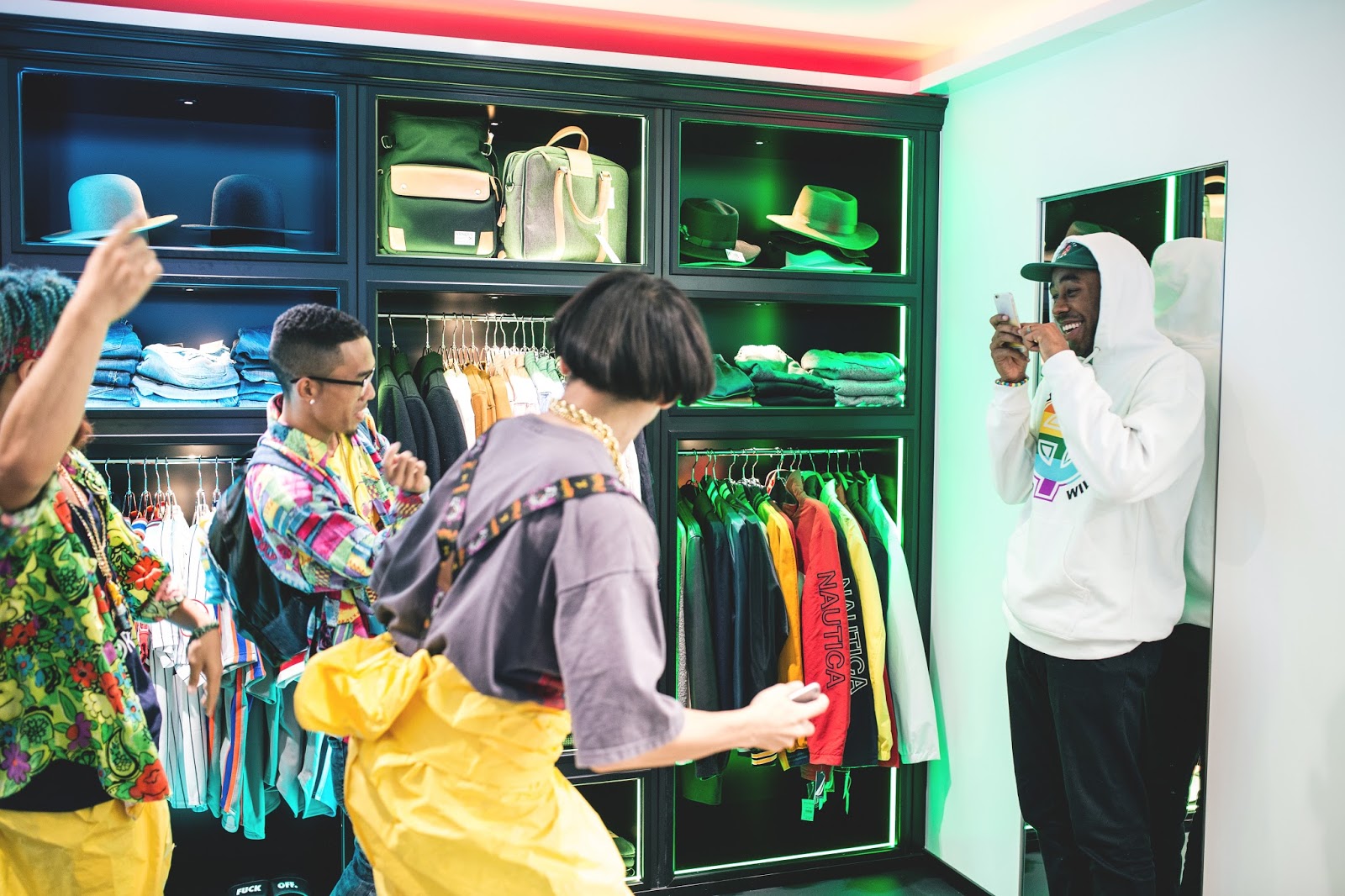 Tyler The Creator  GOLF WANG POP UP SHOP at stadium原宿