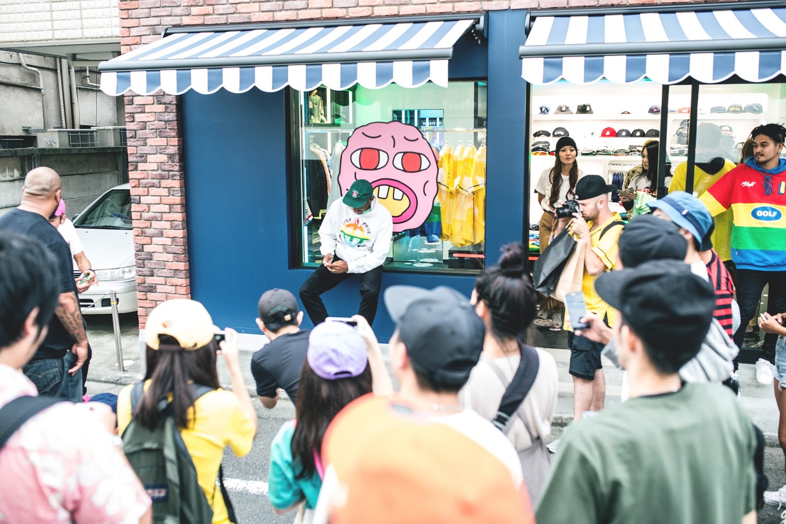 Tyler The Creator  GOLF WANG POP UP SHOP at stadium原宿