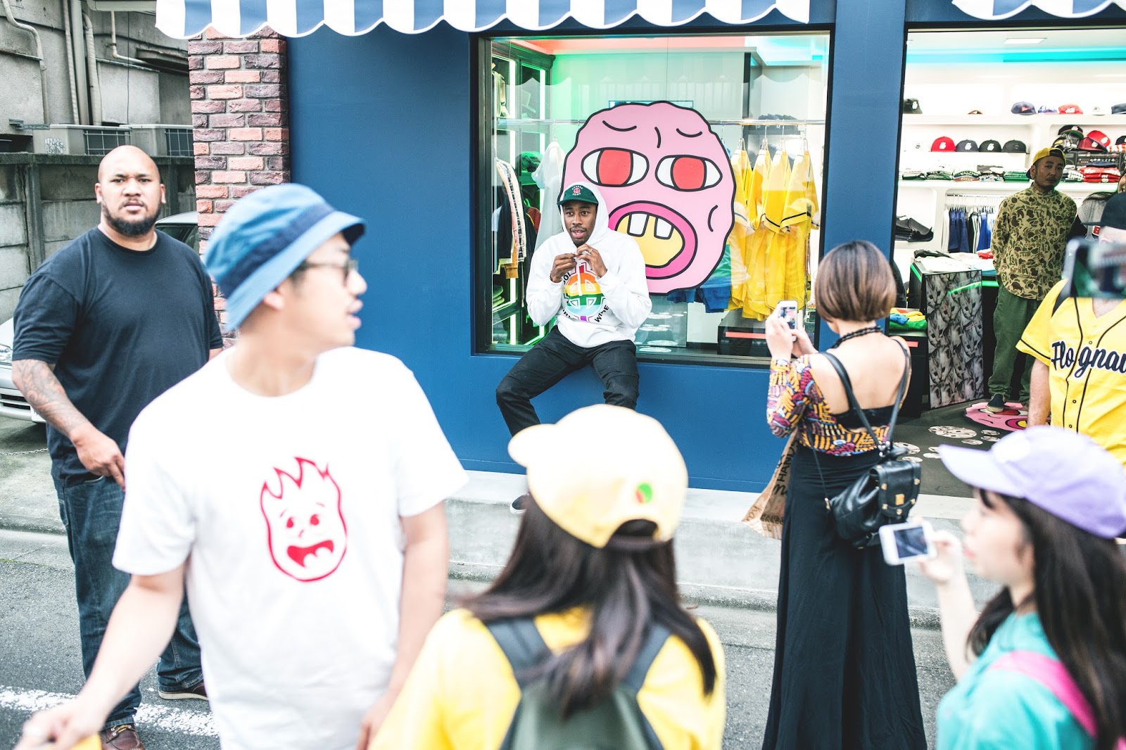 Tyler The Creator  GOLF WANG POP UP SHOP at stadium原宿