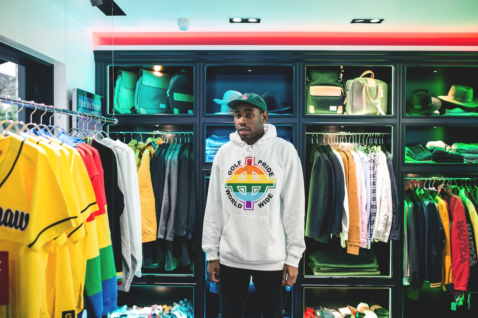 Tyler The Creator  GOLF WANG POP UP SHOP at stadium原宿