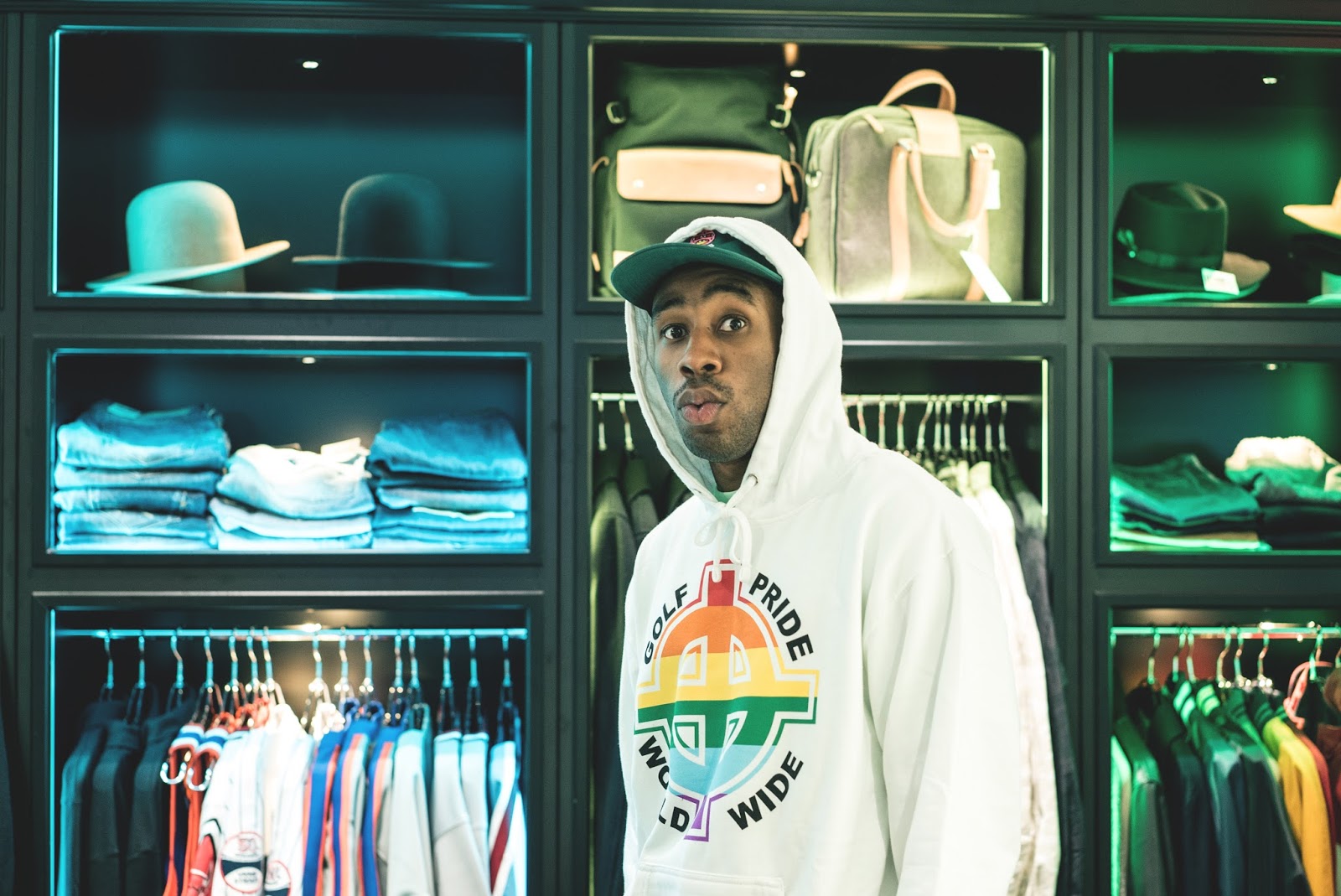 Tyler The Creator  GOLF WANG POP UP SHOP at stadium原宿
